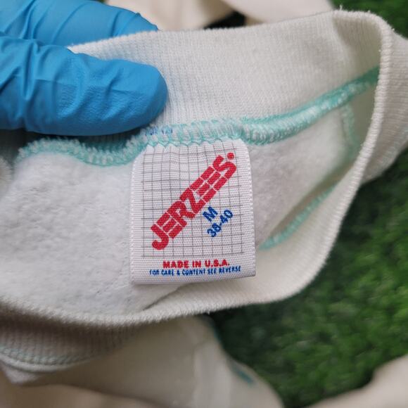 VTG 80s Jerzees Colorado Teddy Bear Sweatshirt Unisex S Puff Print USA - Picture 6 of 7